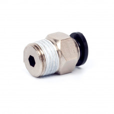 10 Pcs Pneumatic Push To Connect Tube Fitting 6mm Tube OD x 1/8