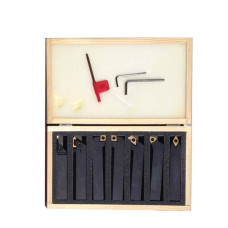Bolton Tools 12-126-S03 7 PCS 1/2&quot; Insert Tool Holders With    Carbide Inserts set