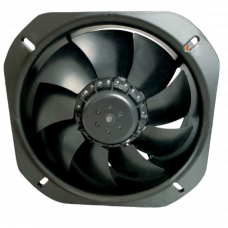 8 - 7/8‘’ 220Vac 9 Iron Leaf Axial fan, 0.4A, 80W, 676CFM, 1Ph, 2.2uF/500V