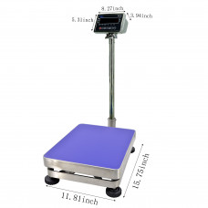 Waterproof Bench Scale With LED Indicator, 660lb/300kg x 0.044lb/20g