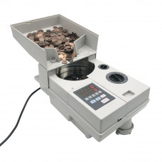 Ribao Compact and Portable Coin Counter and Sorter 1800 Coins/Min