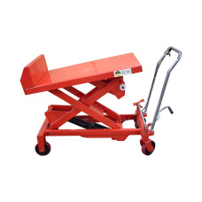 Hydraulic Manual Scissor Lift Table Cart 1100 LBS Max Height 51 Inch