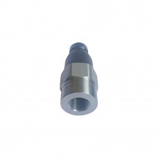 Connect Under Pressure Hydraulic Quick Coupling Flat Face Carbon Steel Plug 4350PSI 3/4" Body 3/4"NPT ISO 16028