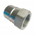 1-1/2" NPT ISO A Hydraulic Quick Coupling Carbon Steel Plug 2610PSI
