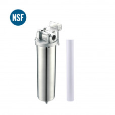 House Water Filter SS304 Standard 20" Cartirdge 3/4" npt With PP