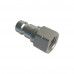 1/4" NPT ISO A Hydraulic Quick Coupling Carbon Steel Plug 5075PSI
