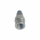 Connect Under Pressure Hydraulic Quick Coupling Flat Face Carbon Steel Plug 4785PSI 1/2" Body 3/4"NPT ISO 16028