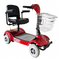 Mobility Scooter With Four Wheels  For Adults & Seniors, Red