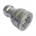 1" NPT ISO B Hydraulic Quick Coupling Stainless Steel AISI316 Socket 2175PSI