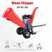 Bolton Tools 4.7" Wood Chipper Shredder 15HP 420cc EPA CARB Gas Engine Multirole Wood Crusher