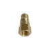 1/4" NPT ISO B Hydraulic Quick Coupling Brass Plug 2900PSI