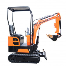 13.5 HP B&S Gas Engine Hydraulic Compact Backhoe Tracked Crawler,Mini Excavator With Four Attachments Micro Excavator Garden Machinery