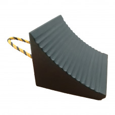Heavy Duty Rubber Wheel chock &Tire Chock With Rope 12’’x12’’x10’’