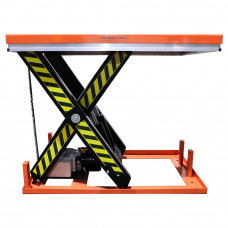 Bolton Tools 110V Stationary Powered Hydraulic Lift Table 33 15/32" x 51 3/16" Table Size Low-Profile Electric Lift Platform Table 4400 lb Capacity