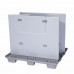 48 x 45 x 39" Collapsible Pallet Pack Container 2600 lbs Cap.