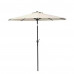 7-1/2 ft Outdoor Marketing Patio Umbrella Crank and Tilt Beige