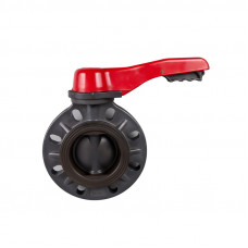 UPVC 8" Butterfly Valve Lever Operated Wafer Style ANSI 150 psi