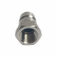 3/4" NPT Hydraulic Quick Coupling Stainless Steel ISO A AISI316 Plug 2320 PSI