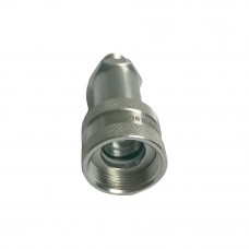 1/4"Hydraulic Quick Coupling Carbon Steel Socket High Pressure Screw Connect 10000PSI NPTF Poppet Valve