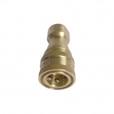 1/4" NPT ISO B Hydraulic Quick Coupling Brass Socket Plug 2900PSI