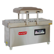 Double Chamber Vacuum Packaging Machine with Four 23-1/4