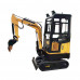 Mini Excavator 13.5HP Crawler Excavator Micro Excavator Compact Backhoe Digger include Operator Cabin and Six Attachments