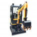 Mini Excavator 13.5HP Crawler Excavator Micro Excavator Compact Backhoe Digger include Operator Cabin and Six Attachments