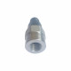 Connect Under Pressure Hydraulic Quick Coupling Flat Face Carbon Steel Plug 4350PSI 1" Body 1"NPT ISO 16028
