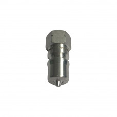 1/4" NPT Hydraulic Quick Coupling Carbon Steel ISO B Socket Plug 5075PSI