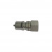 1/4" NPT Hydraulic Quick Coupling Carbon Steel ISO B Socket Plug 5075PSI