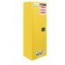 FM Approved 22gal Flammable Cabinet 65x 24x 19" Self-closing Door