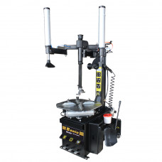 1.5 HP Tire Changers Machine with Double Pneumatic Helper Arms Rim Clamp 24 Inch Swing Arm Semi-Automatic Tire Changers 110V