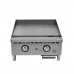 24" Commercial Countertop Gas Griddle with Thermostatic Controls