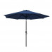 25pcs 9ft Outdoor Marketing Patio Umbrella Crank and Tilt Blue