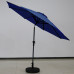 25pcs 9ft Outdoor Marketing Patio Umbrella Crank and Tilt Blue