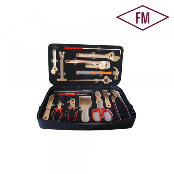 16-PC Non-Sparking Corrosion-Resistant Non-Magnetic Tool Kit