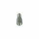1/4" Body 1/8"NPT Hydraulic Quick Coupling Flat Face Carbon Steel Plug 6815PSI ISO 15171-1