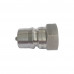 1/2" NPT ISO B Hydraulic Quick Coupling Stainless Steel AISI316 Plug 2900PSI