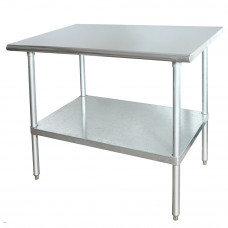 48"x24"16Ga Stainless Steel 430 Commercial Kitchen Worktable 600Lb NSF