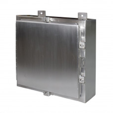 16 x 16 x 6 Inch 14 Gauge IP56 316L Stainless Steel Electrical Enclosure