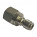 1/4" NPT Hydraulic Quick Coupling Steel Plug 5750PSI Female Thread
