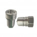 1-1/4" NPT ISO A Hydraulic Quick Coupling Stainless Steel AISI316 Socket  Plug 1160PSI
