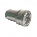 1-1/4" NPT ISO A Hydraulic Quick Coupling Stainless Steel AISI316 Socket  Plug 1160PSI