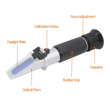 Refractometer for Antifreeze Propylene Glycol | Ethylene Glycol Freezing Point °F Display | Battery Fluid | DEF (Urea)