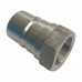 1" NPT Stainless Steel ISO A Hydraulic Quick Coupling AISI316 Socket Plug 2175PSI