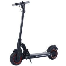 500W Folding Electric Scooter Led Display Screen Max 24mph 10 Inch Tire, Black
