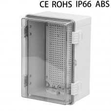 12 x 8 x 6.7In IP66 waterproof ABS Plastic Enclosure With Clear cover