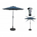 27pcs 6ft Outdoor Marketing Patio Umbrella Crank and Tilt Alu Pole Blue