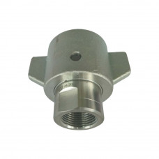 1"Hydraulic Quick Coupling Carbon Steel Screw Connect Wing Nut 5000PSI NPT Socket