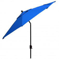 Market Aluminum 9' Octagon Crank Lift Umbrella Push Tilt umbrella-Blue